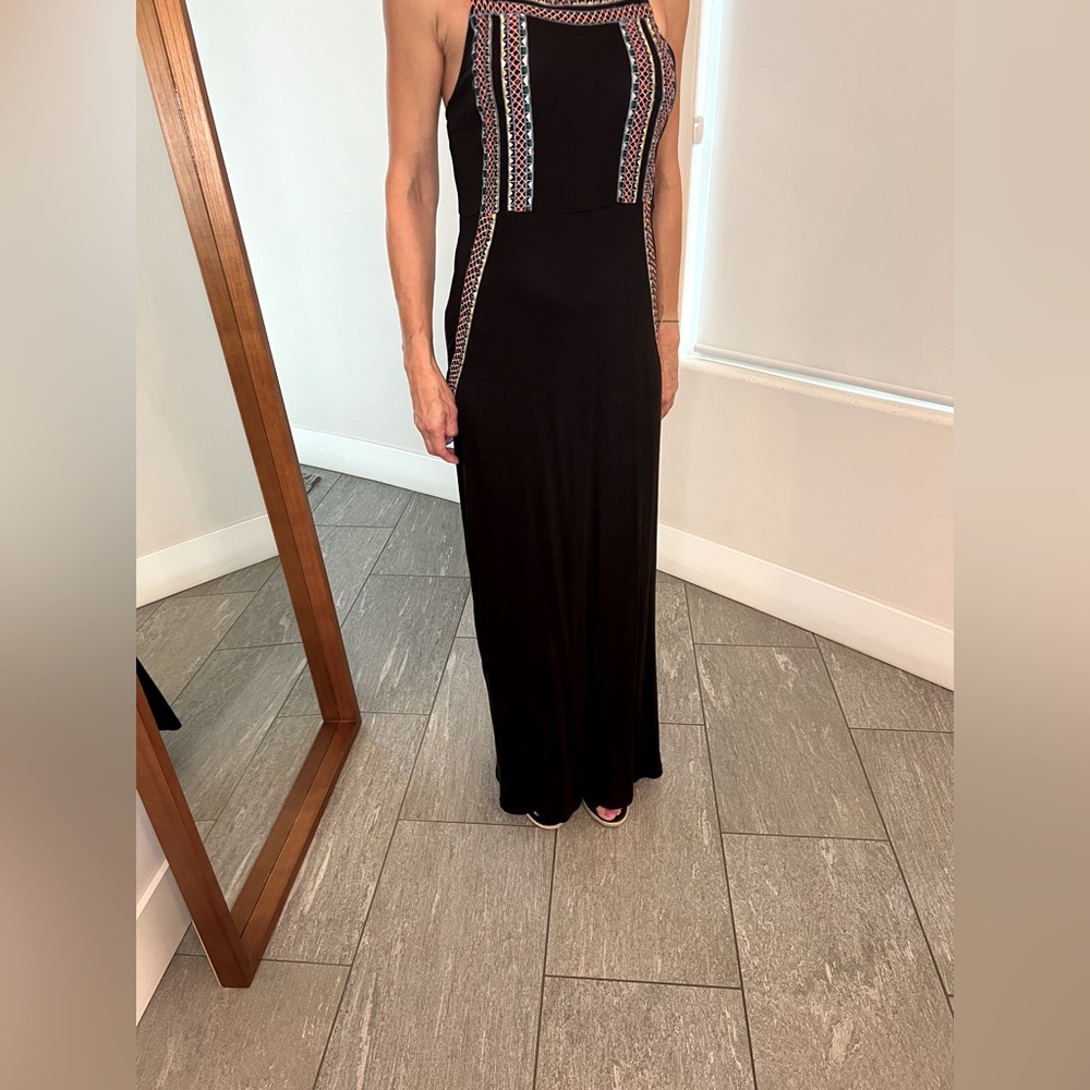 TOPSHOP Maxi black dress
